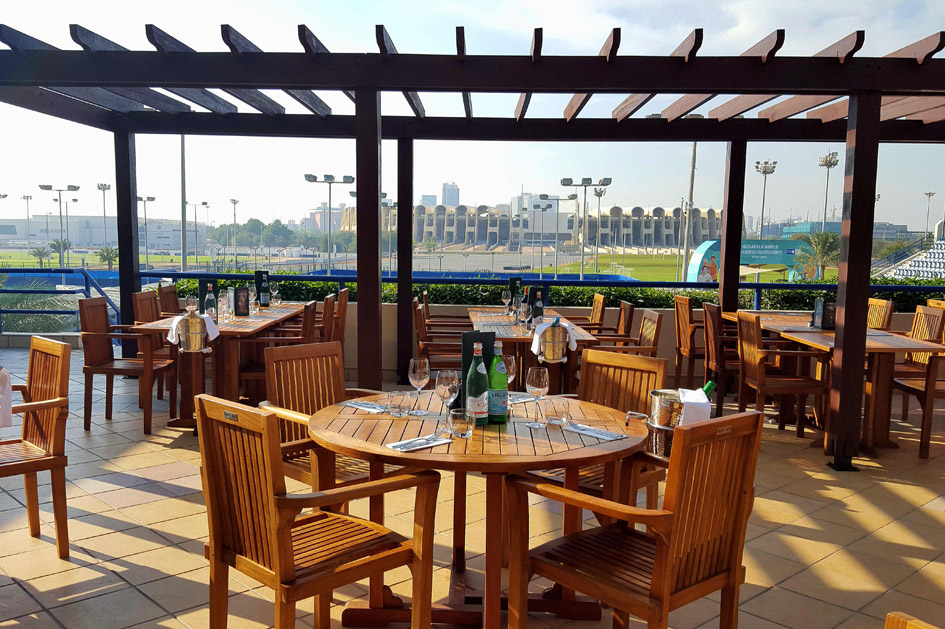 Outdoor Terrace Restaurant The Sportsman’s Arms Abu Dhabi 